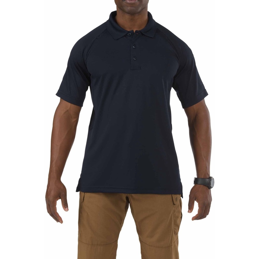 NWT 5.11 Tactical Men's Performance Short Sleeve Polo Shirt Dark Navy Size XL